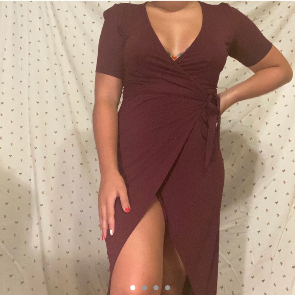 Beautiful Maroon Forever 21 dress